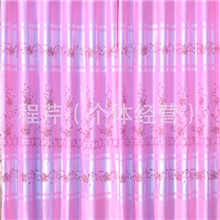 厂家供应高档双面绒全遮光绣花布-火凤凰绣花窗帘布