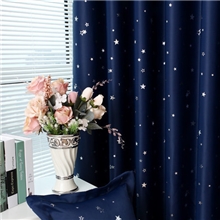 【满天星】韩国宜家全遮光烫银外贸遮光布成品订做