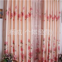 富贵花开柯桥窗帘窗帘布批发窗帘布艺