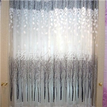 时尚烂花印花窗帘烫金窗帘布批发窗帘布艺厂家直销家居窗帘