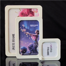 白色欧式影楼组合相框韩式婚纱相框7寸5寸2寸大头贴相架批发