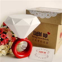 奇玩浪漫钻戒灯创意礼品男友送女友女生情侣礼物USB小夜灯