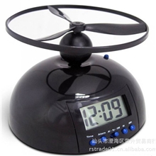 创意球形闹钟供应会飞的闹钟新奇特带飞碟的小闹钟会飞闹钟