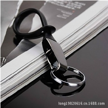 丹麦menu-keychain黑钛钥匙扣创意男女士汽车钥匙扣男士钥匙扣