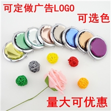 赠品礼物双面折叠水晶化妆镜创意商务礼品高档礼品可LOGOK2-01