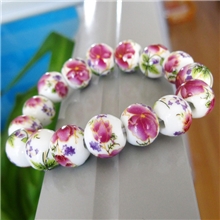 景德镇陶瓷首饰民族风饰品陶瓷手链手工时尚手链瓷珠手饰批发