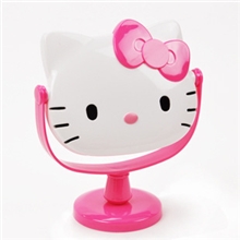 HELLOKITTY台式镜子kitty猫化妆镜KT台式镜动物化妆镜