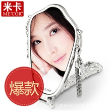 米卡化妆镜批发手柄台式镜时尚小资美容镜国庆节礼物企业定制