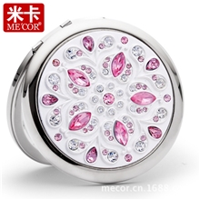 米卡化妆镜批发混批镶钻化妆镜时尚个性时尚礼物企业定制