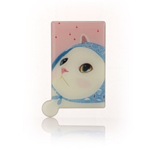 HOLI不碎的镜子HL038-28实用个性大方礼盒化妆镜送皮套可定制