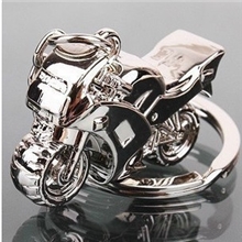 新款个性时尚高档小礼物合金实心摩托车钥匙扣金属钥匙扣不包邮