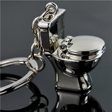 马桶钥匙扣礼品钥匙金属钥匙扣个性钥匙扣刻字钥匙扣锌合金钥匙扣