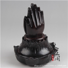 越南红木工艺品楠木佛手莲花香炉沉香熏香器具香炉塔香炉