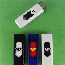 SDIN打火机USB电子点烟器超人U盘型环保USB充电打火机多色任选