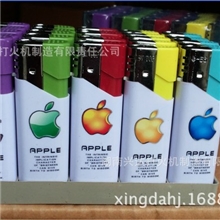 打火机厂家批发XD137苹果防风机热转印高档品质兴达苹果防风机