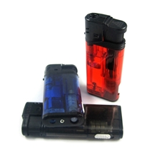 B.C.SIR宾仕960防风打火机透明带灯打火机批发火机