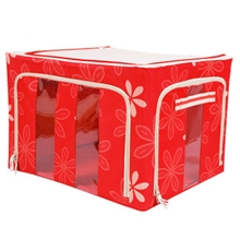 9年诚信通厂家供应精品款牛津布百纳箱收纳箱22L-100L多型号