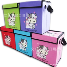 11月特价卡通奶牛收纳箱大号放衣篮收纳桶大号奶牛收纳箱