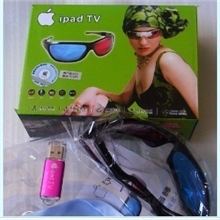 厂家供应广告礼品电视u盘电视卡苹果10代可免费激光logo