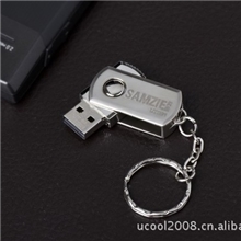 不锈钢U盘正品特价创意U盘小胖子U盘旋转u盘