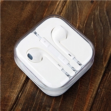 批发新款苹果5代耳机iphone5耳机Earpods蓝网线控带麦高音质