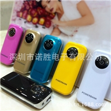 供应安全稳定带LED灯移动电源便携旅行充电宝5600毫安移动电源