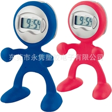 数字电子钟创意电子钟人形电子钟,卡通电子钟
