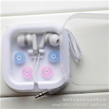低价小方盒入耳式耳机时尚MP3音乐耳机批发盒装