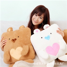 【伙拼】批发大号空调毯抱枕两用空调被毛绒玩具活动出血价