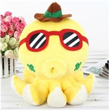 毛绒玩具厂家批发：新款玩具章鱼公仔