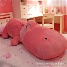 创意河马长抱枕可爱超长毛绒玩具大号公仔布娃娃礼物生日女