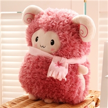 小绵羊暖手抱枕暖手捂肖恩羊羊抱枕创意圣诞礼物