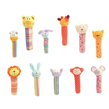 TBB婴儿手摇铃玩具bibi棒长摇铃棒棒宝宝摇铃玩具益智玩具批发