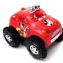 热销塑料玩具混批新款电动米奇翻斗车迪士尼急速电动迷你翻斗车