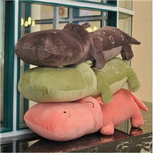 精品超大号毛绒玩具布娃娃河马公仔抱枕睡枕生日情人节礼物批发