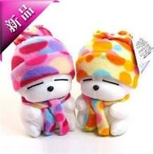 情侣流氓兔公仔批发迷彩帽可爱兔子毛绒玩具公仔节日创意礼物