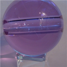 厂家直销K9水晶打孔球水晶工艺品摆件