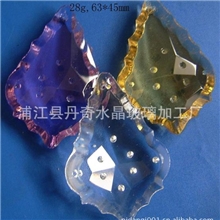 厂家直销水晶八角珠水晶挂片,水晶贴片系列