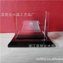 厂家直销水晶内雕情侣人物结婚纪念【3D2D】可免费设计