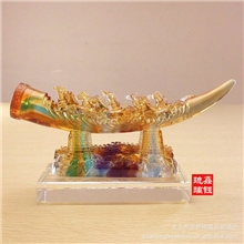 鑫钰琉璃动物马庆典贺寿礼品工艺纪念品家居装饰摆件骏业长存