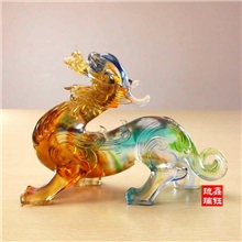 厂家直销乔迁庆典风水摆饰琉璃工艺品家居新房摆件大号辟邪
