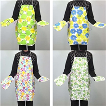 特价批发微波炉烤箱挂烫机隔热手套防水围裙隔热垫三件套