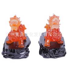 小旺财旺宅辟邪树脂家居工艺品仿玉工艺品订制风水家居摆件