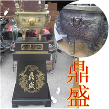 鼎盛千秋2号鼎树脂工艺品大型落地摆件仿玉开业送礼混批