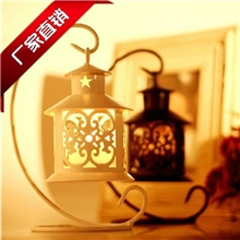 厂家直销装饰烛台经典款铁艺烛台装饰摆件镂空风灯欧式烛台