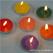 浪漫摆字彩色蜡烛生日派对铝壳蜡烛无烟香薰