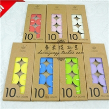 厂家直销正品达伦特无烟香薰蜡烛生日蜡烛浪漫蜡烛5克牛皮纸