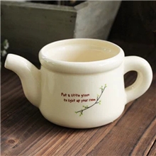 ZAKKA陶瓷水壶造型花盆多肉植物小盆栽底部无孔4270