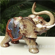 工艺品陶瓷工艺品陶瓷家居饰品大象家居装饰品艺术品5776