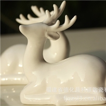 陶瓷工艺品家居装饰小鹿摆件5878